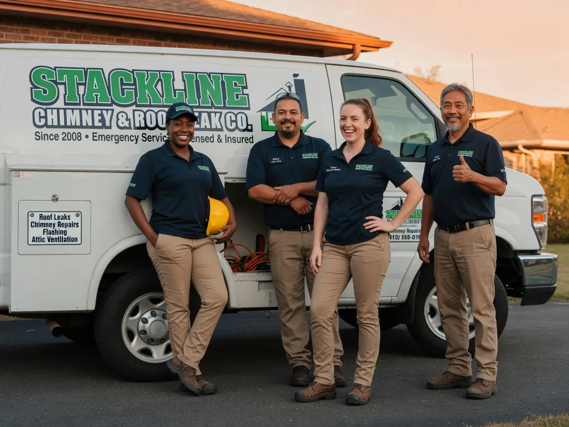 Chimney flashing repair company in Youngsville, LA